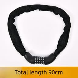 Motorcycle Electric Car Combination Lock Chain Lock Bicycle Anti-Theft Lock Portable Chain Lock Mountain Bike Bicycle Locks