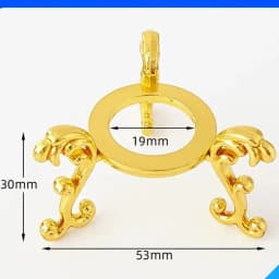 Crystal Ball Metal Base Figurine Display Stand Handicraft Sphere Stone Support Diamond Holder Desktop Ornament Photography Props