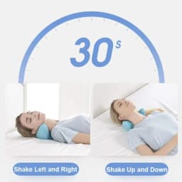 Neck and Shoulder Relaxer, Cervical Traction Device Acupressure Neck Shoulder Back Support Massage Pillow, Neck Stretcher Massag