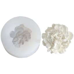 Carnation Flower Aromatherapy Gypsum DIY Candle Expansion Stone Handmade Soap Decoration Silicone Mold