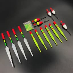 1Set (15Pcs) Portable Fishing Float with Multiple Size Combinations Suitable for Most Fish Hunting Outdoor Fishs Equipment