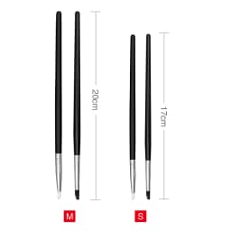 5Pcs Dental Resin Silicone Shaping Pen Brush Art Brush Dentistry Composite Cement Porcelain Teeth Shaping DIY Drawing Tool