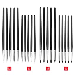 5Pcs Dental Resin Silicone Shaping Pen Brush Art Brush Dentistry Composite Cement Porcelain Teeth Shaping DIY Drawing Tool