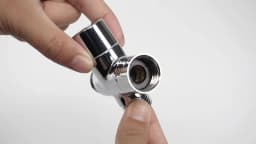 Brass 3-way G1/2 Shower Diverter Valve Water Separator Shower Tee Adapter Adjustable Faucet Switcher Bathroom Replacement Part