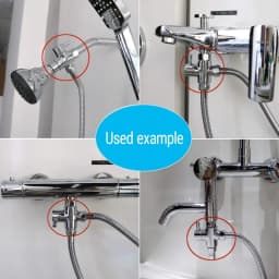 Brass 3-way G1/2 Shower Diverter Valve Water Separator Shower Tee Adapter Adjustable Faucet Switcher Bathroom Replacement Part