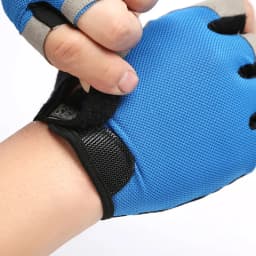 Anti Slip Shock Breathable Half Finger Gloves Breathable Cycling Gloves Fitness Gym Bodybuilding Crossfit Exercise Sports Gloves