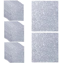 Holographic Glitter Laser Self Adhesive Waterproof Vinyl Stickers A4 Size Overlay Photos Windows Laptops Decorations 10pcs Sets