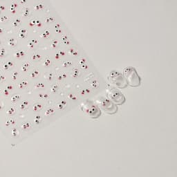 1pcs 5D Kawaii Jelly Strawberry Nail Art Stickers Fashion Cartoon Fruit Nail Transfer Slider Decals DIY Decorations Accessories