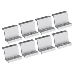 10Pcs Solar Photovoltaic Mounting PV End Clamps 30-45mm Clamps For Solar Module Solar Panel Racking Mounts Accessories