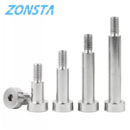 M2 M2.5 M3 M4 M5 M6 M8 M10 304 Stainless Steel Hex Hexagon Socket Cap Head Roller Bearing Shoulder Screw Stuff Screw Allen Bolt