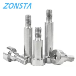 M2 M2.5 M3 M4 M5 M6 M8 M10 304 Stainless Steel Hex Hexagon Socket Cap Head Roller Bearing Shoulder Screw Stuff Screw Allen Bolt