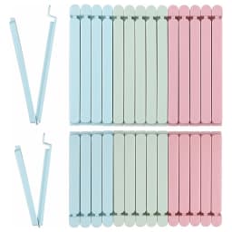 5/10/20Pcs Portable Kitchen Storage Food Snack Seal Sealing Bag Clips Sealer Clamp Plastic Tool Kitchen Accessories