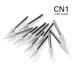 12pcs/Pack Dental Polishing Stone Handpiece Burs FG Cone Flame Dentist Teeth Whiting