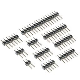 2.54mm Single Row Male PCB Board Pin Header Connector with Pin Header 2/3/4/5/6/8/10/12/20/40 Pins for Arduino
