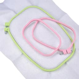 Plastic DIY Embroidery Hoops Square Shape Cross Stitch Hoops Frame Ring Household Craft Embroidery Set Sewing Accessories 5 Size