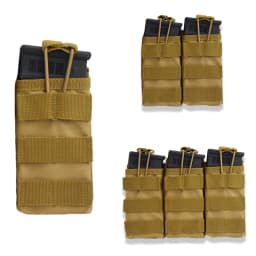 Open Top Single/Double/Triple Magazine Pouch Tactical Airsoft Nylon Pouch Shooting Hunting Accessories