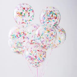 10pcs Ice Cream Balloons Birthday Wedding Party Decoration Long Strips Paper Confetti Latex Ballons Baby Shower Sprinkles