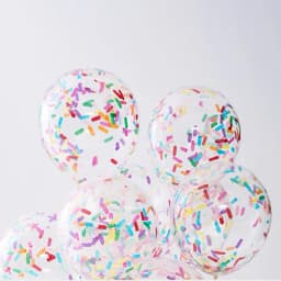 10pcs Ice Cream Balloons Birthday Wedding Party Decoration Long Strips Paper Confetti Latex Ballons Baby Shower Sprinkles