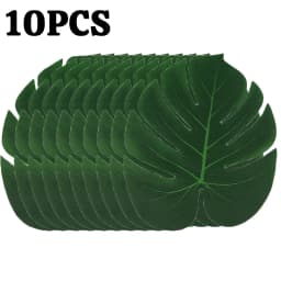 Artificial Tropical Palm Leaves Jungle Party Decoration Safari Animal S Summer Hawaiian Wedding Birthday Party Home Table Decor