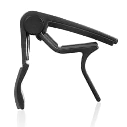 Guitar capo black or silver for acoustic guitar, electric guitar, classical guitar, banjo, bass etc.+guitar picks (6 random colo