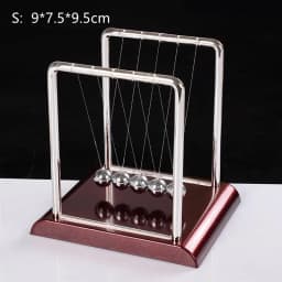 Newton Cradle Balance Steel Balls Perpetual Motion Collision Ball School Teaching Physics Science Pendulum Toy Home Decoration