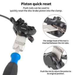 TOOPRE Bicycle Disc Brake Piston Pusher Bicycle Repair Bike Shop Tools Hydraulic Disc Brake Caliper Adjustment Tool