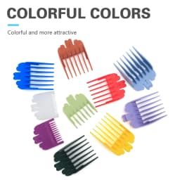 10Pcs Hair Clipper Guards Barber Accessories Professional Trimmer Attachment Limit Combs Replacement Guards Set