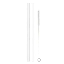 9mm Straight Cup Drinking Straws Vacuum Tumbler Themos Cup Bottle Replacement Straw with Brush Suitable for Stanley 18-40oz