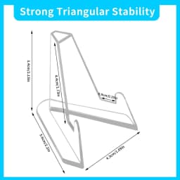 Card Display Stand Card Stand Clear Acrylic Coin Display Easel Holder Baseball Sports Card Stand Trading Graded Card Easel Stand
