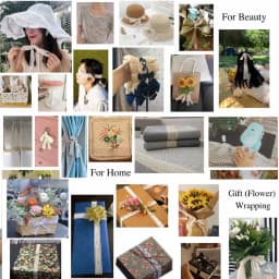 5 Meters White & Black Lace Ribbon Assorted Floral Trims for Gift Wrapping Christmas Wedding Decor DIY Crafts Sewing Accessories