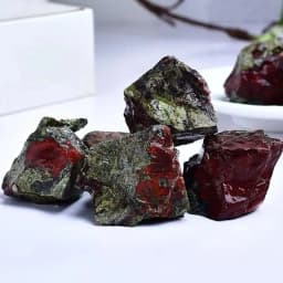 Natural High Quality Dragon Bloodstone Raw Rough Mineral Specimens Energy Healing Reiki Stone Home Room Decoration