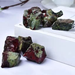 Natural High Quality Dragon Bloodstone Raw Rough Mineral Specimens Energy Healing Reiki Stone Home Room Decoration
