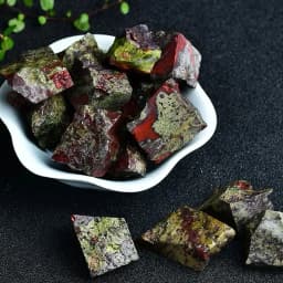 Natural High Quality Dragon Bloodstone Raw Rough Mineral Specimens Energy Healing Reiki Stone Home Room Decoration