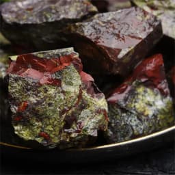 Natural High Quality Dragon Bloodstone Raw Rough Mineral Specimens Energy Healing Reiki Stone Home Room Decoration