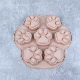 Paw Print Silicone Mold Dog Cat Animal Paw Mould For Candy Fondant Chocolate Jelly Pudding Soap Ice Cube Tray Dog Cat Treats