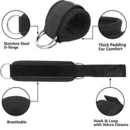 Ankle Straps Resistance Bands Set Fitness Workout Exercise Equipment Ankle Weight Yoga Elastic Fitness Band For Gym Man Woman