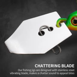 JOHNCOO 9g Metal Bait Spinner Bait Weedless Fishing Lure Buzzbait Wobbler for Bass Pike Walleye Fish