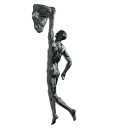 Athlete Rock Climbing Man Resin Background Wall Hanging Decoration Sculpture Statue Figures Creative Rock Climber Statue Pendant