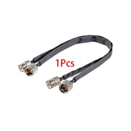 Door/Window Pass Through Flat RF Coaxial Cable SMA RP-SMA SO239 UHF Female to UHF Female 50 Ohm RF Coax Pigtail Extension Cord