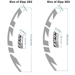 Zipp Firecrest Bicycle Wheelset Stickers 202 303 404 808 Road Bike Cycling Decals for Carbon Rim 2 Wheels Sticker Decoration