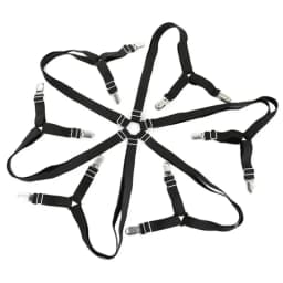 12 Clips Elastic Bed Sheet Clips, Sheet Fasteners for Slip-Resistant Bedding, Sofa Covers and Blankets, Household Tools