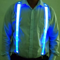 NEW Party Supplies Suspenders with Bow Tie LED Lights Woman Hangers for Men Wedding Party Accessories Glow-in-the-dark SD01
