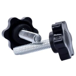 2-10pcs Star Hand Knob Screws Bolt M4 M5 M6 M8 M10 Carbon Steel Star Shape Head Thread Clamping Thumb Handle Machine Screw