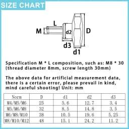 2-10pcs Star Hand Knob Screws Bolt M4 M5 M6 M8 M10 Carbon Steel Star Shape Head Thread Clamping Thumb Handle Machine Screw
