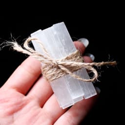 1set Natural Crystal Moroccan Selenite Bar Combination Selenite Plate Selenite Sheet White Quartz Crystal Mineral