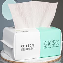 30/70/100PCS Disposable Face Towel Travel Facial Cleansing Wet And Dry Makeup Remover Pearl Cotton Soft Makeup Nonwoven Towel