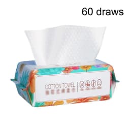 30/70/100PCS Disposable Face Towel Travel Facial Cleansing Wet And Dry Makeup Remover Pearl Cotton Soft Makeup Nonwoven Towel