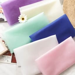 150x100/500cm Soft Transparent Organza Fabric For Wedding Decoration, Background Cloth, Handmade DIY Decorative Fabric TJ0031