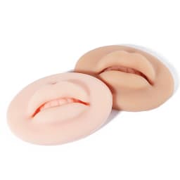 Lip Tattoo Practice Skin Microblading Reusable 5D Silicone Practice Lips Skin For PMU Beginner Training Tattoo Permanent Makeup
