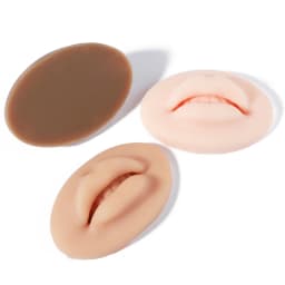 Lip Tattoo Practice Skin Microblading Reusable 5D Silicone Practice Lips Skin For PMU Beginner Training Tattoo Permanent Makeup